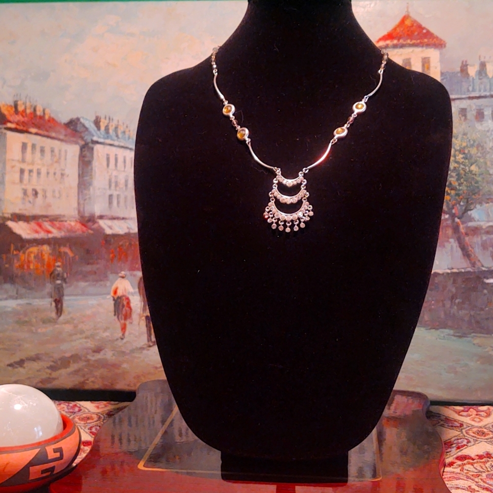 Contemporary Egyptian style necklace